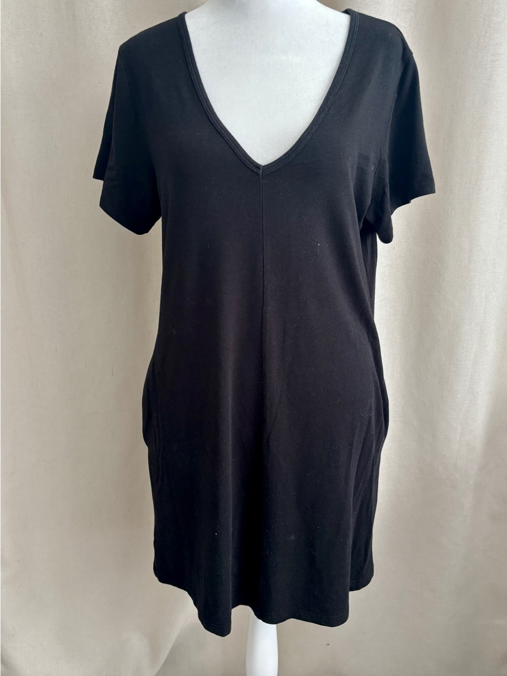 Smash + Tess V-Neck T-Shirt Dress — Size S